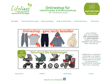 Tablet Screenshot of lifelines-berlin.de